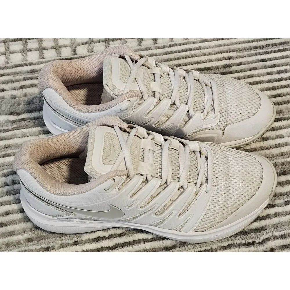 NikeCourt Air Zoom Prestige White Pink Women's Size 6.5 Tennis Shoes AA8024